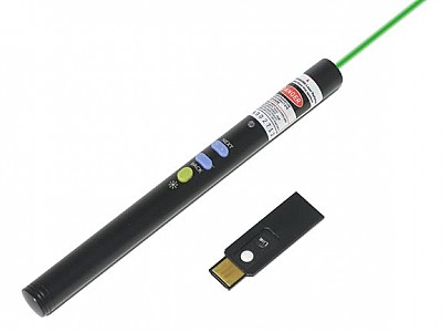 Pointeur laser vert avec fonction télécommande